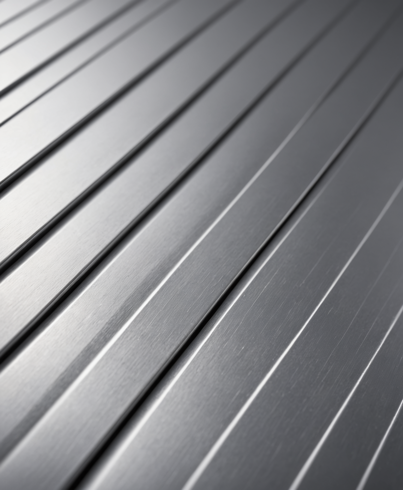 Textured surface detail of standing seam metal panel showing crisp seams and true material color
